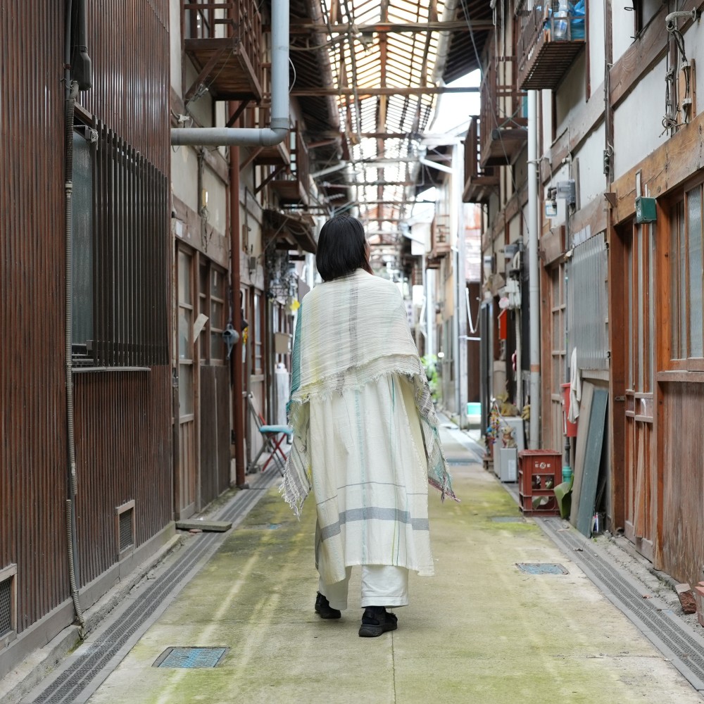 週末お値下げtamaki niime roots shawl BIG roots shawl BIG cotton｜tamaki niime 玉木新雌