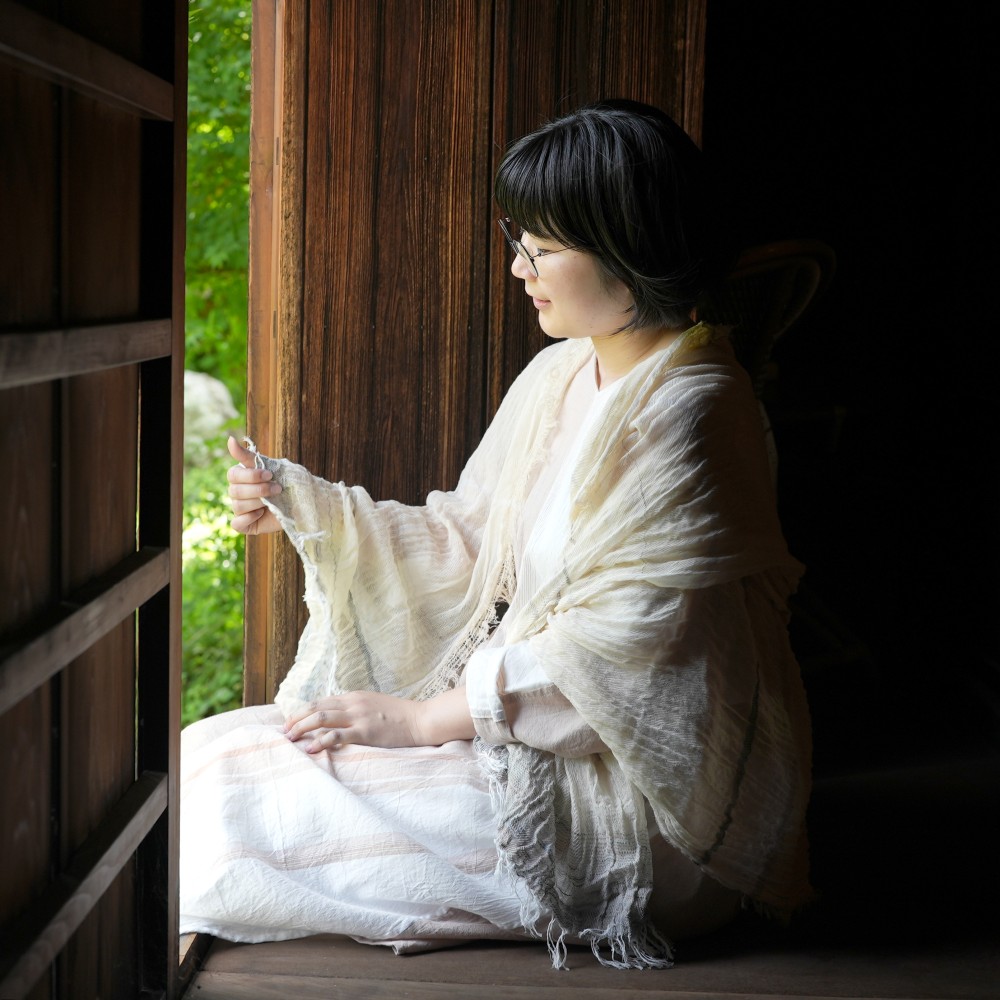 roots shawl BIG | tamaki niime