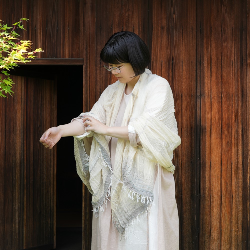 ナナ様★タマキニイメ　ルーツショールビッグ roots shawl BIG | tamaki niime