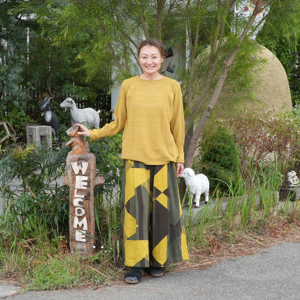 ヲリヲリ wide pants | tamaki niime