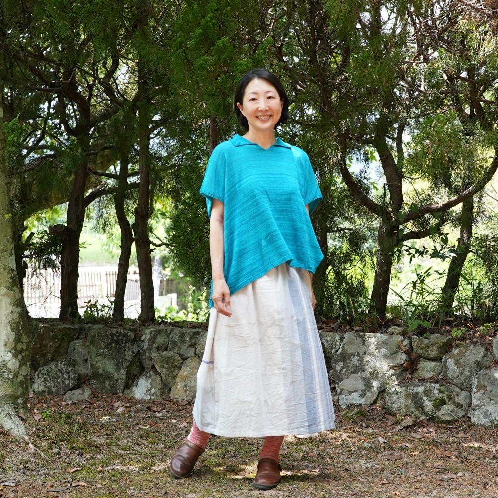 ＊新品タグ付＊tamaki niime タマキニイメ　今季　ポロニット ポロニット | tamaki niime