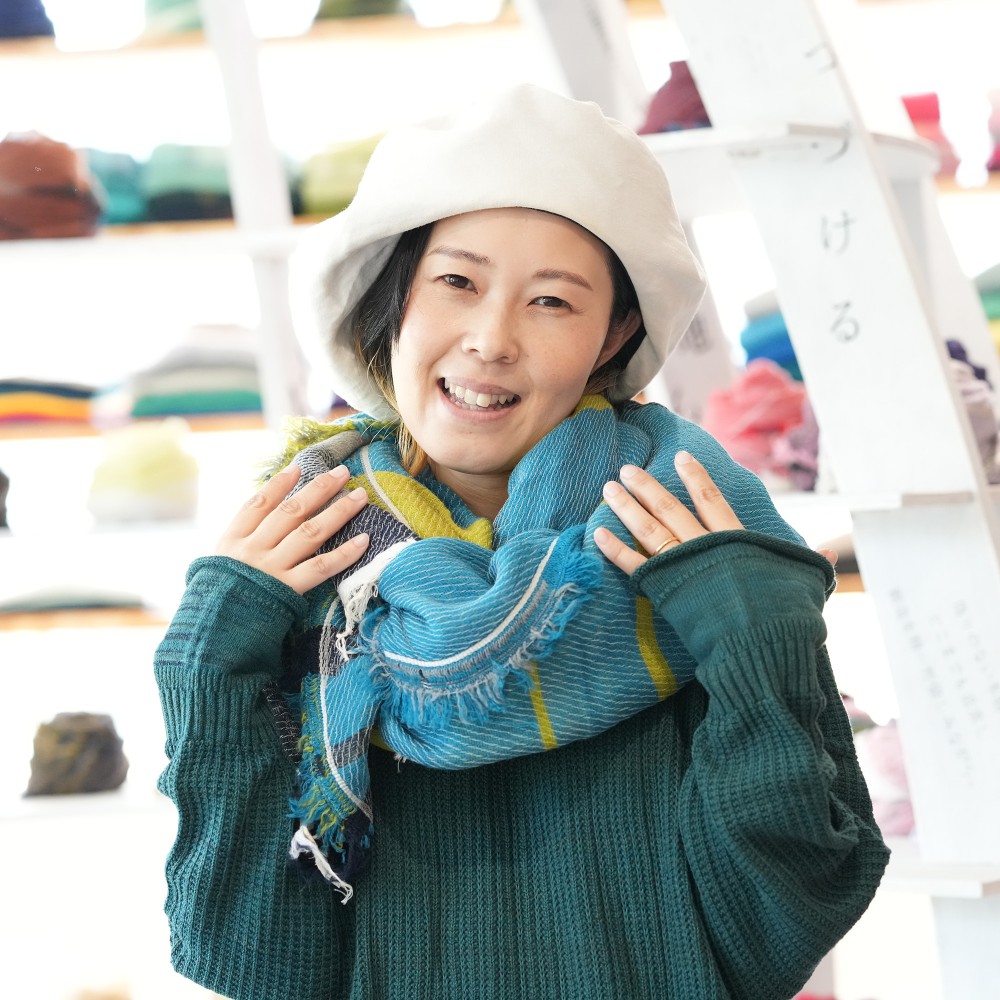 roots shawl BIG | tamaki niime