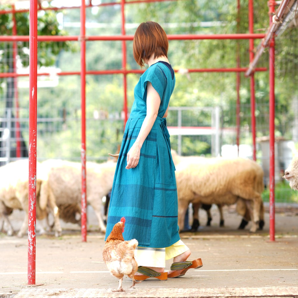 tamaki niime 染めあそびワンピース まきワン | tamaki niime