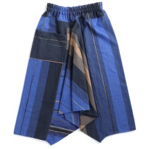 洗える タマキニイメ タルンパンツ ロング ブルー フリーサイズ tamaki niime タマキニイメ 「tarun pants LONG」 - WEEKENDER