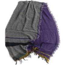 tamaki niime リモコ コットン二重織モコットン ショール/ストール tamaki niime 播州織 ウールコットンショールM roots shawl