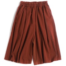 ＊極美品＊タマキニイメ　ワイドパンツ　short pocket tamaki niime】コットン ワイドパンツ pocket short