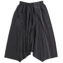 美品 タマキニイメ タルンパンツ サルエル 総柄 マルチカラー ブルー tarun pants | tamaki niime
