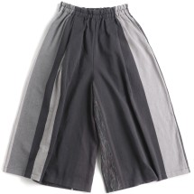 (926)tamaki niime タマキニイメ ブルーグレー系 イージーパンツ nica pants hoso wool｜tamaki niime 玉木新雌