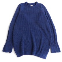 tamaki niime グッドゥ、ダークブルー 綿ニット 2 PO knit グゥドゥ | tamaki niime