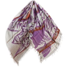 print shawl BIG | tamaki niime