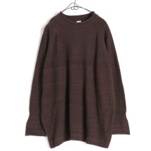 新品未使用✨タマキニイメ　長袖ニット　グゥドゥ　ブラウン tamaki niime” PO knit グゥドゥ ¥22,000 シーズンごとに新しく