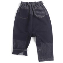 タマキニイメ　zengo ゼンゴ　インディゴ　　サルエルパンツ　ネイビー tamaki niime タマキニイメ zengo ゼンゴ サルエルパンツ - メルカリ