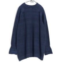 tamaki niime グッドゥ、ダークブルー 綿ニット 2 tamaki niime グッドゥ、ダークブルー 綿ニット 2 PO knit