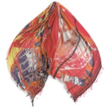 タマキニイメ　roots shawl BIG ピンク系 楽天市場】tamaki niime 玉木新雌 roots shawl cotton big 108