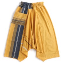 タマキニイメ サルエルパンツ タルンパンツ イエロー系 Long qn6