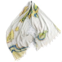 print shawl MIDDLE | tamaki niime