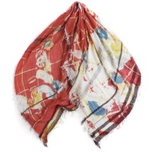print shawl BIG | tamaki niime