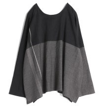 タマキニイメ　Aラインブラウス　fuwa T RAG + wide pahts tops | tamaki niime