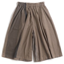 ＊極美品＊タマキニイメ　ワイドパンツ　short pocket tamaki niime】コットン ワイドパンツ pocket short