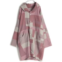 タマキニイメ hood hao フードハオ　フード　コート　コットン ブラック tamaki niime 玉木新雌 basic wear hood hao khaki cotton100