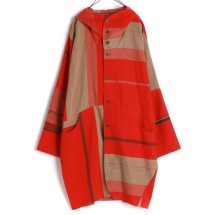 洗える tamaki niime｜hood hao ロングコート 薄手 キナリ hood hao | tamaki niime